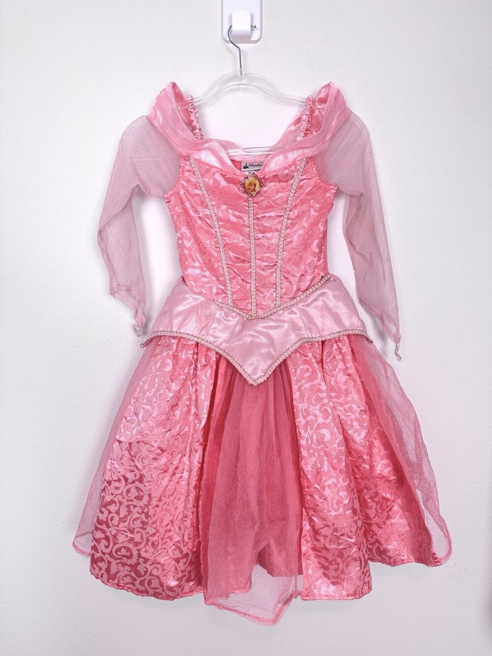 Disney Parks Sleeping Beauty Aurora Costume Girls Dress Medium